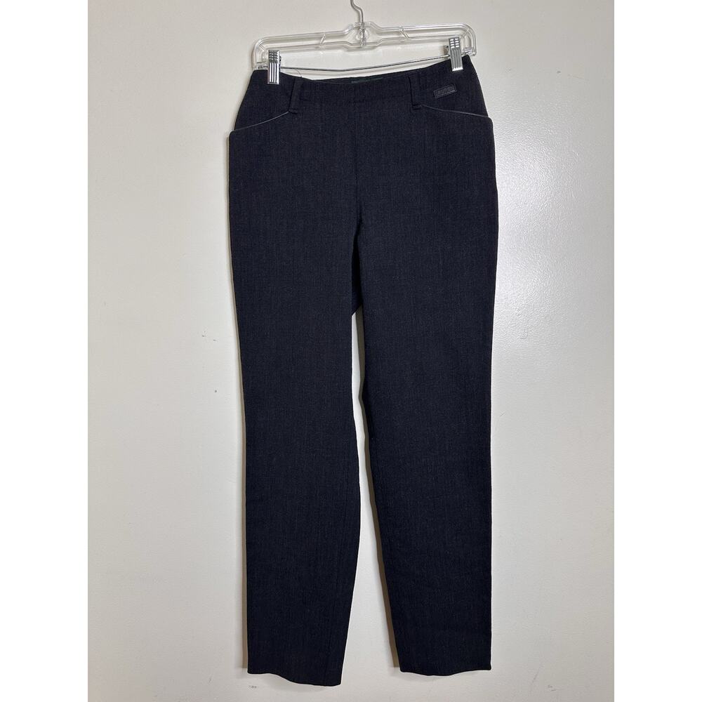 Vintage Lauren Ralph Lauren Size 8 Gray Wool Blend Dress Pants Tapered Leg